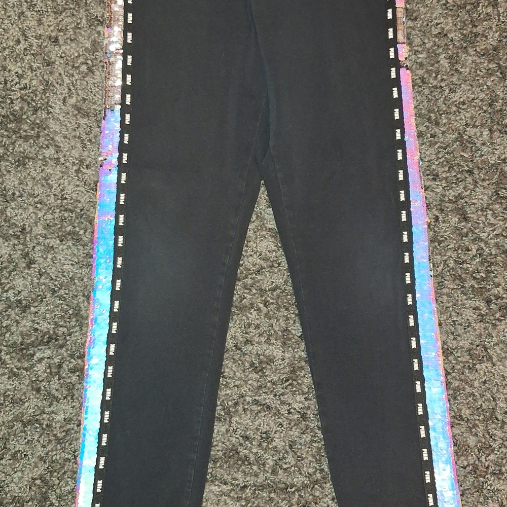 Womens Victorias Secret Mermaid Bling TEE & Leggings Set Sz M/L - Picture 10 of 16